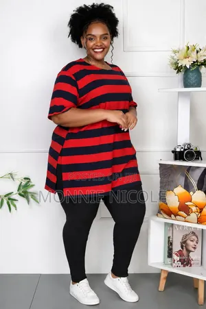 Casual Ziva Plus Size Tshirt With Tight / Dress/Free Pregnant Friendly