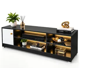 Imported Executive TV Stand With Shelves and Cabinet