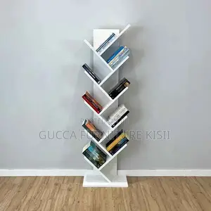 Bookshelf; Tree Tier Storage Bookshelf