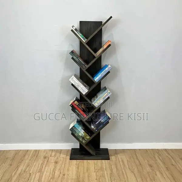 Bookshelf; Tree Tier Storage Bookshelf