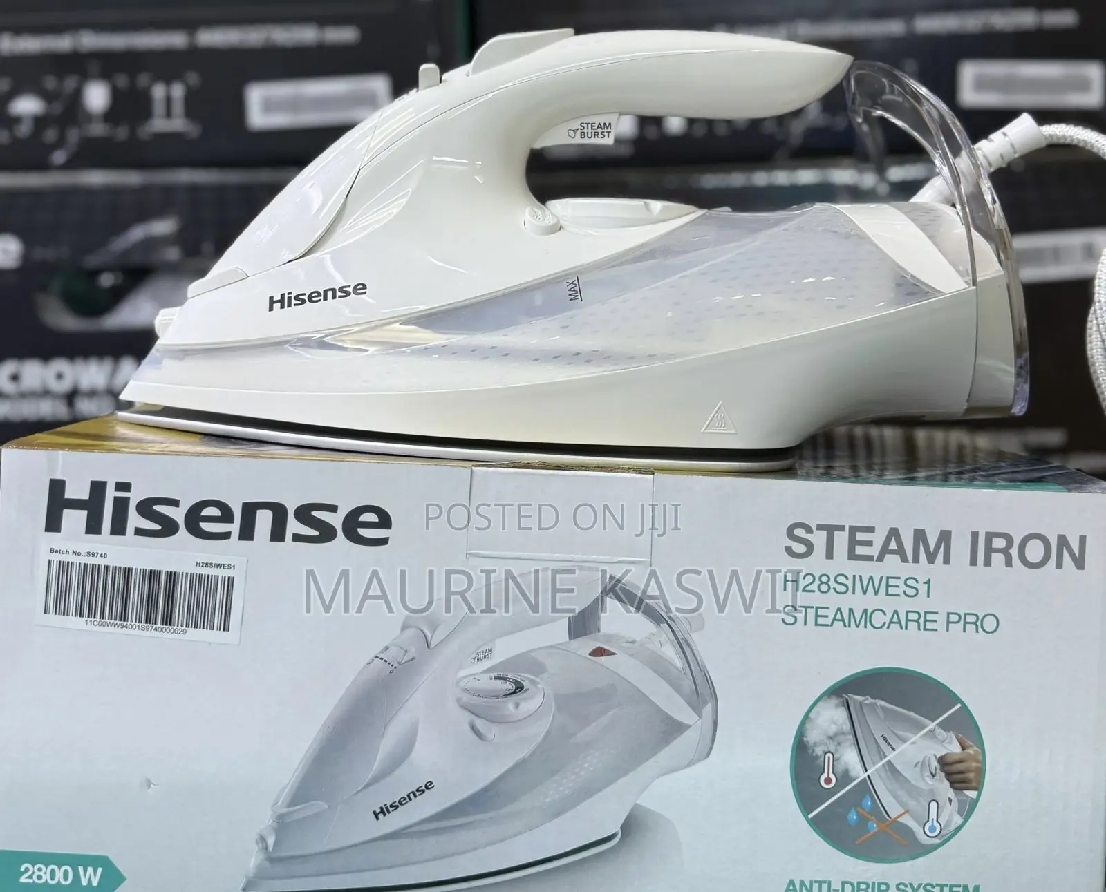 Hisense HS28S1WES1 Steam Iron-Auto Shut Of
