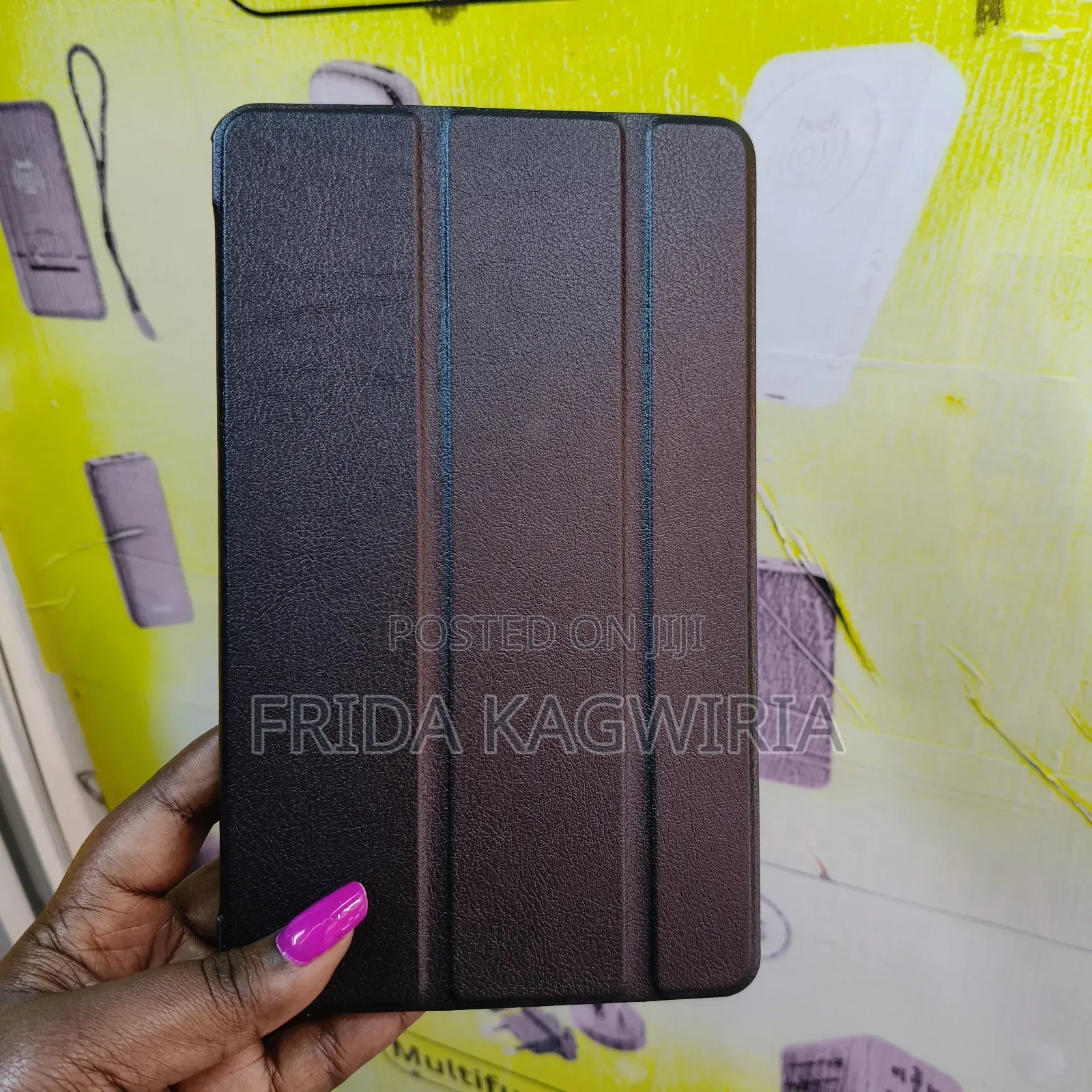 Levono Tab One Leather Flip Cover Case With Kickstand
