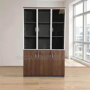 Office Cabinet; 3-Door Wooden Office Cabinet