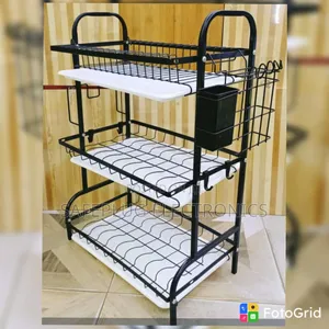 Executive 3-Layer Dish Drainer Rack – Heavy Duty Kitchen Storage Stand