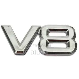 V8 Logo Emblem Badge
