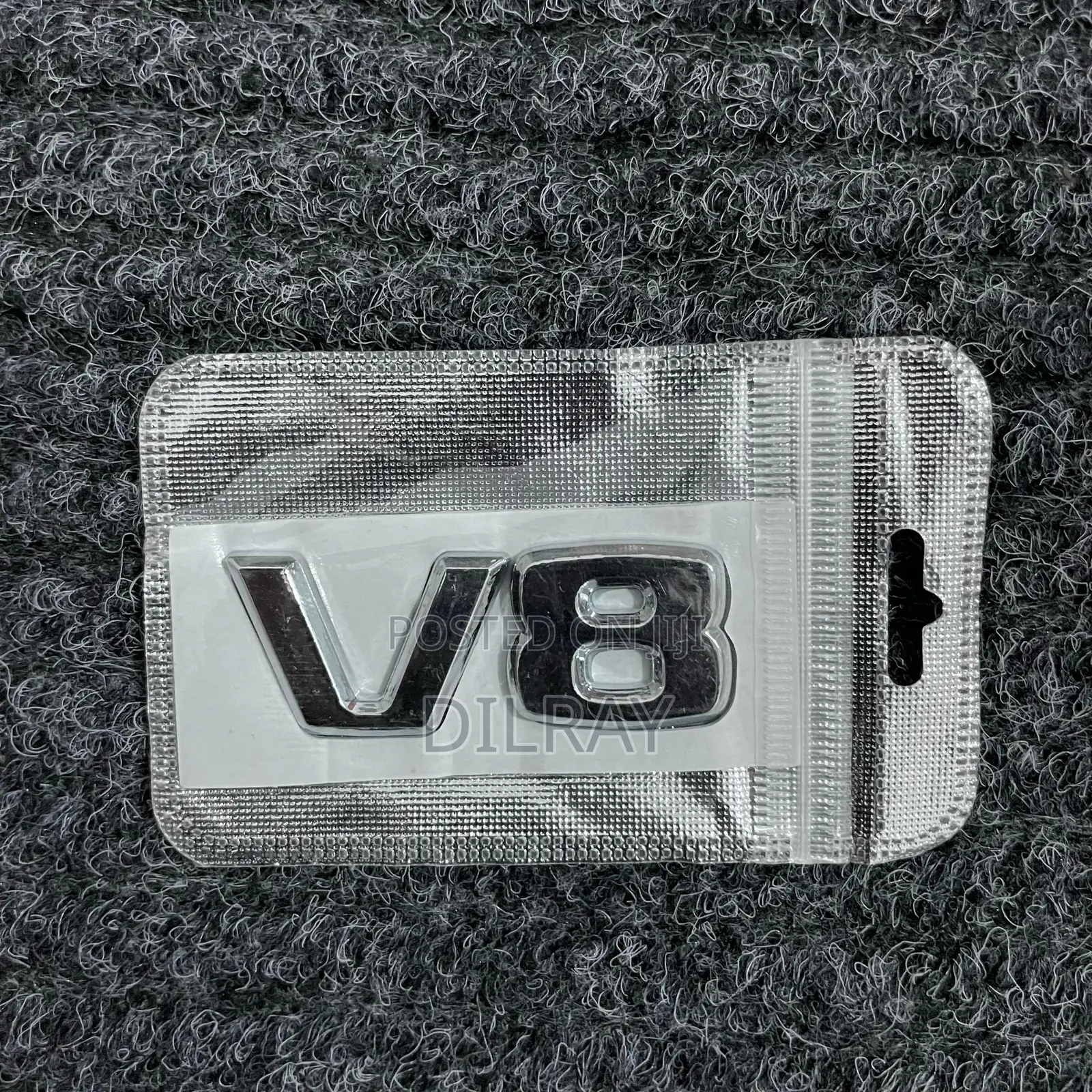 V8 Logo Emblem Badge