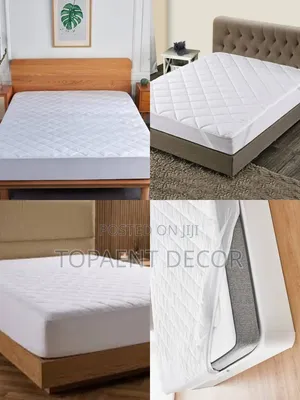 White Quilted Waterproof Mattress Protector