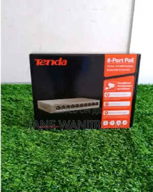 Tenda 8 Port PoE Switch for Networking Surveillance