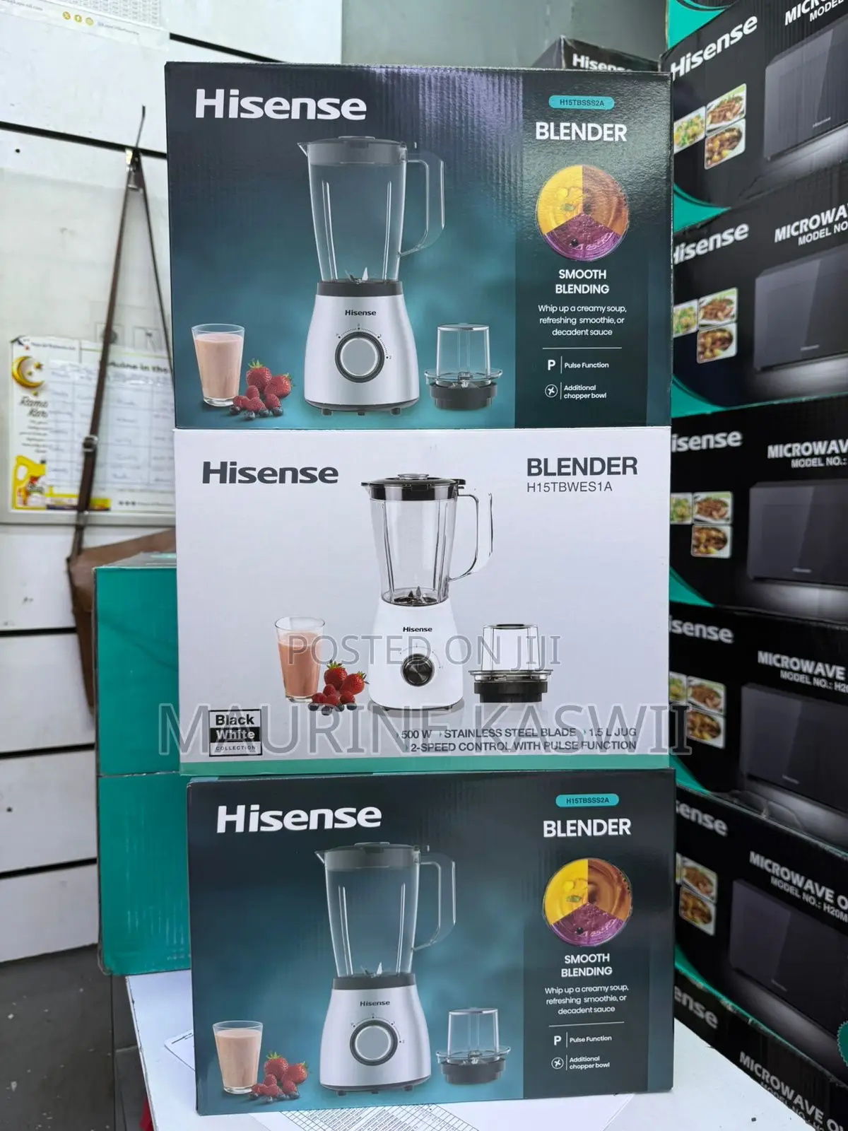 Hisense Blender S2A 1.5L Silver