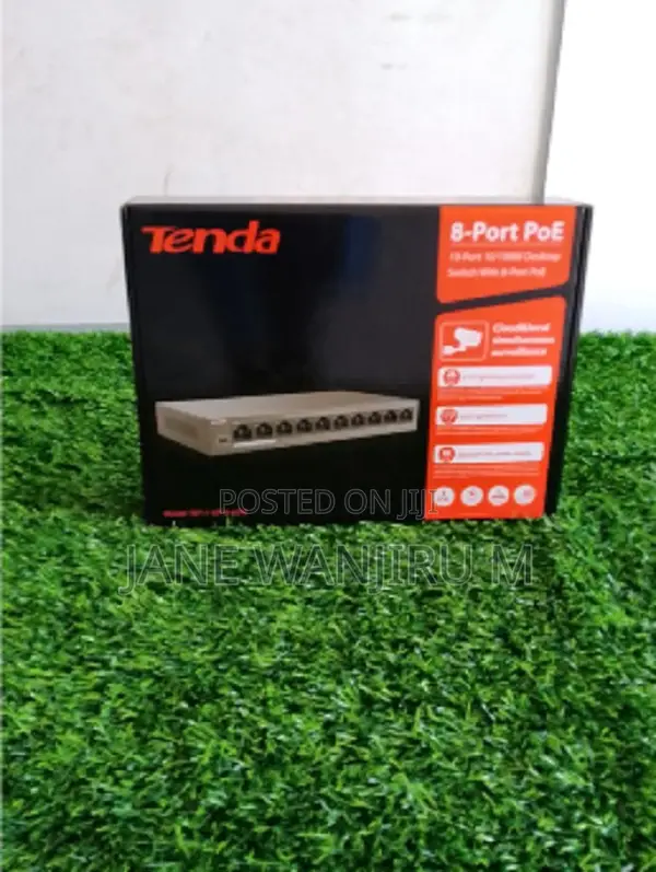 Tenda 8 Port Ethernet Switch With PoE