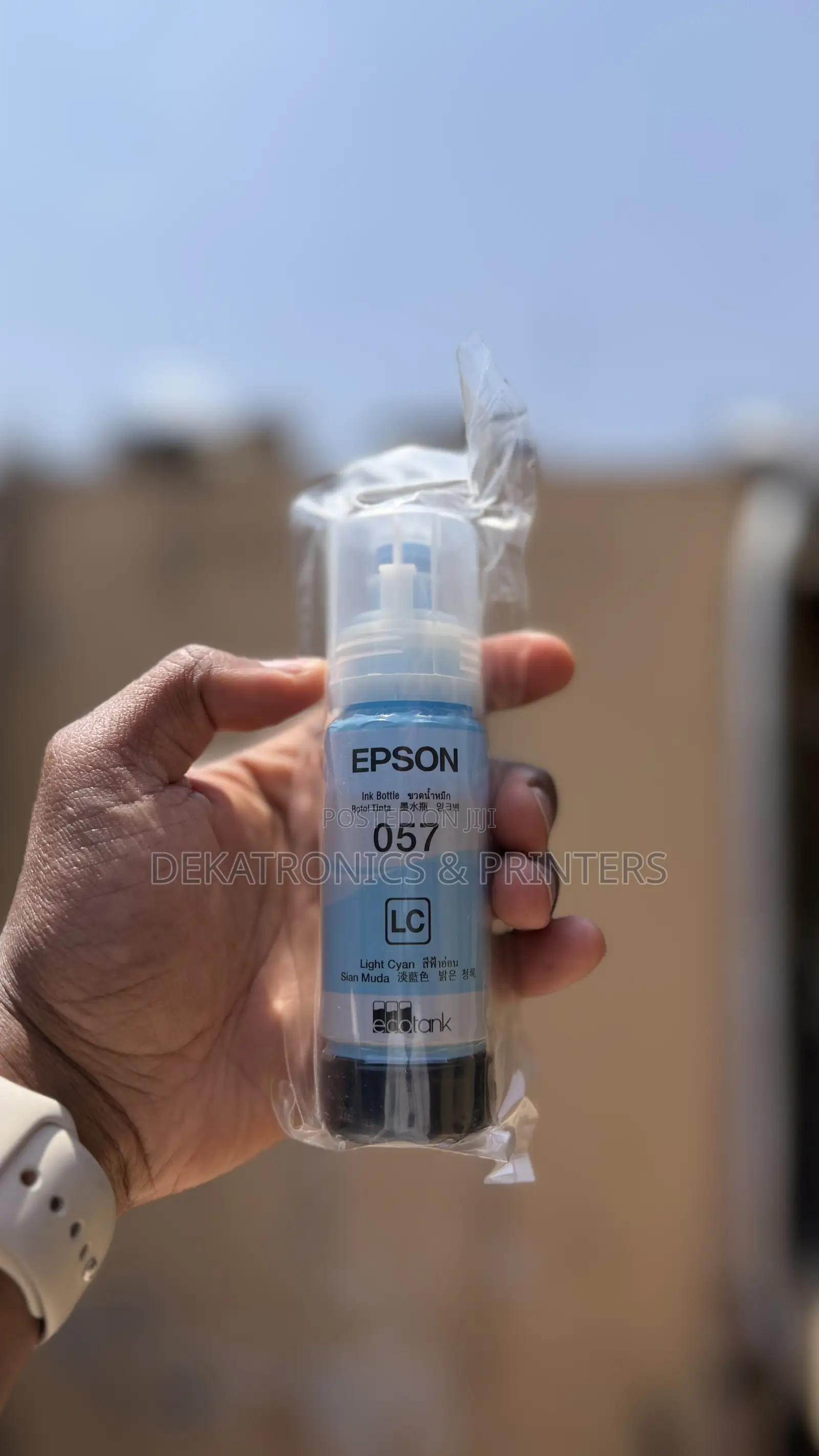 Epson 057 Light Cyan Original Ink for L8050, L18050