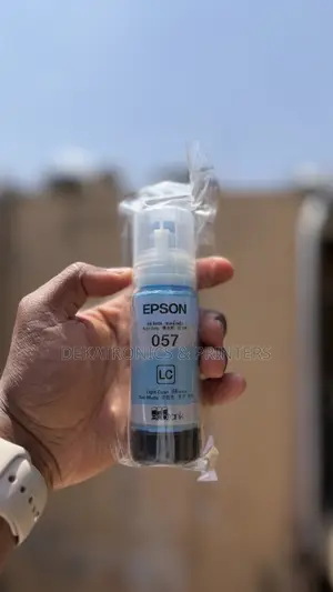 Epson 057 Light Cyan Original Ink for L8050, L18050