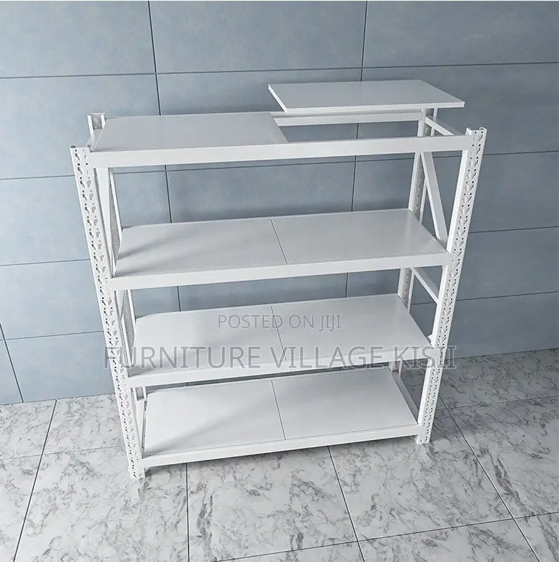Storage Unit: 4-Tier Metalic Adjustable Rack