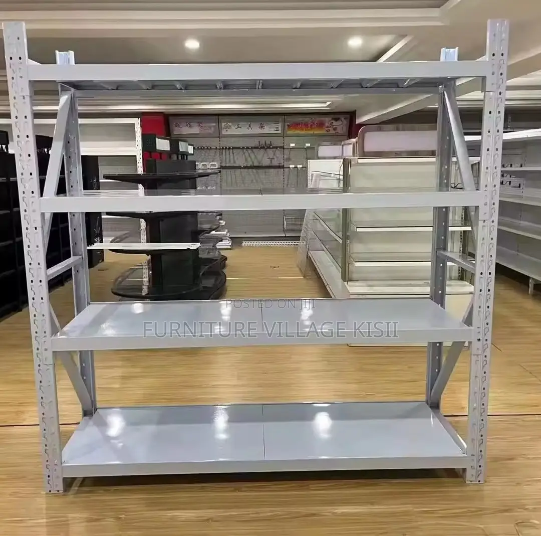 Storage Unit: 4-Tier Metalic Adjustable Rack