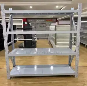 Storage Unit: 4-Tier Metalic Adjustable Rack