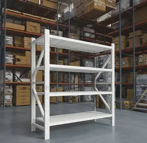 Storage Unit: 4-Tier Metalic Adjustable Rack