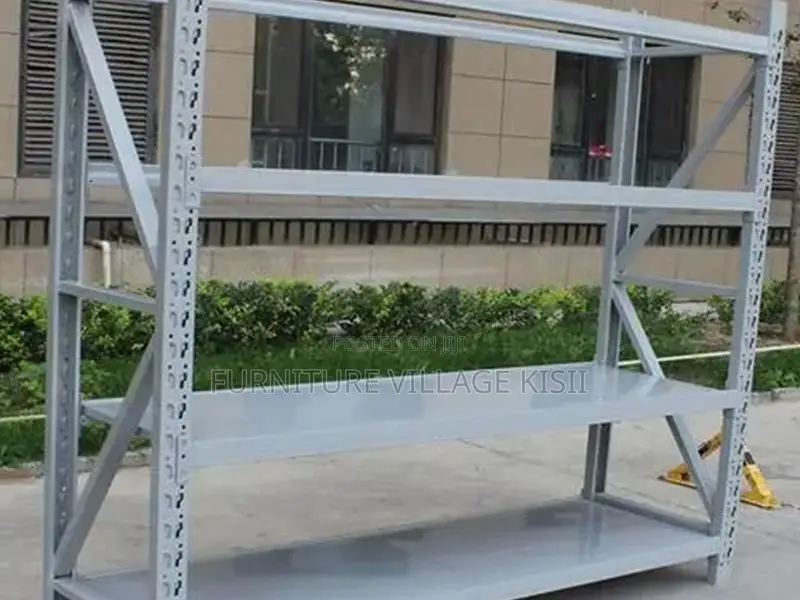 Storage Unit: 4-Tier Metalic Adjustable Rack