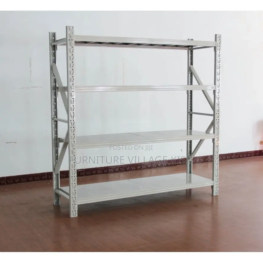 Storage Unit: 4-Tier Metalic Adjustable Rack