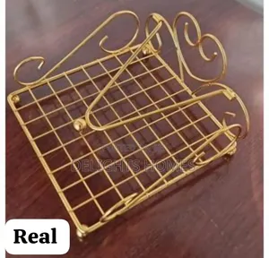 Love Shape Metallic Serviet Holder-Pa