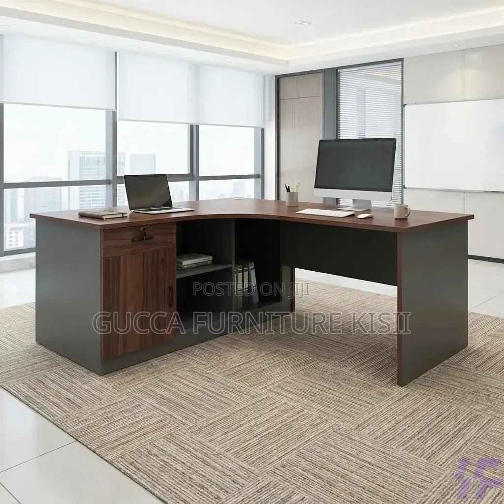 Office Desk; 1.4M Curved Office Desk