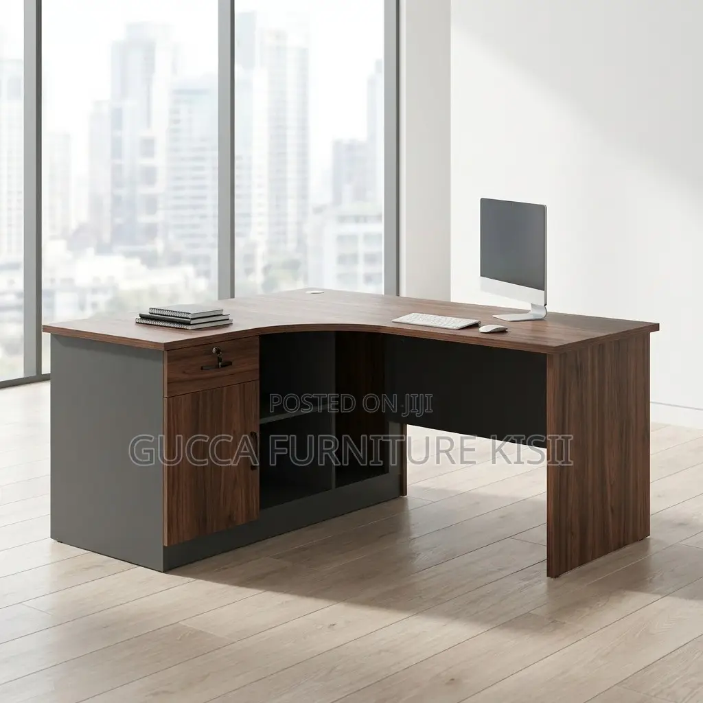 Office Desk; 1.4M Curved Office Desk