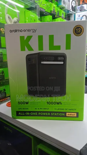 Oraimo Energy KILI 1000Wh 500W Power Station