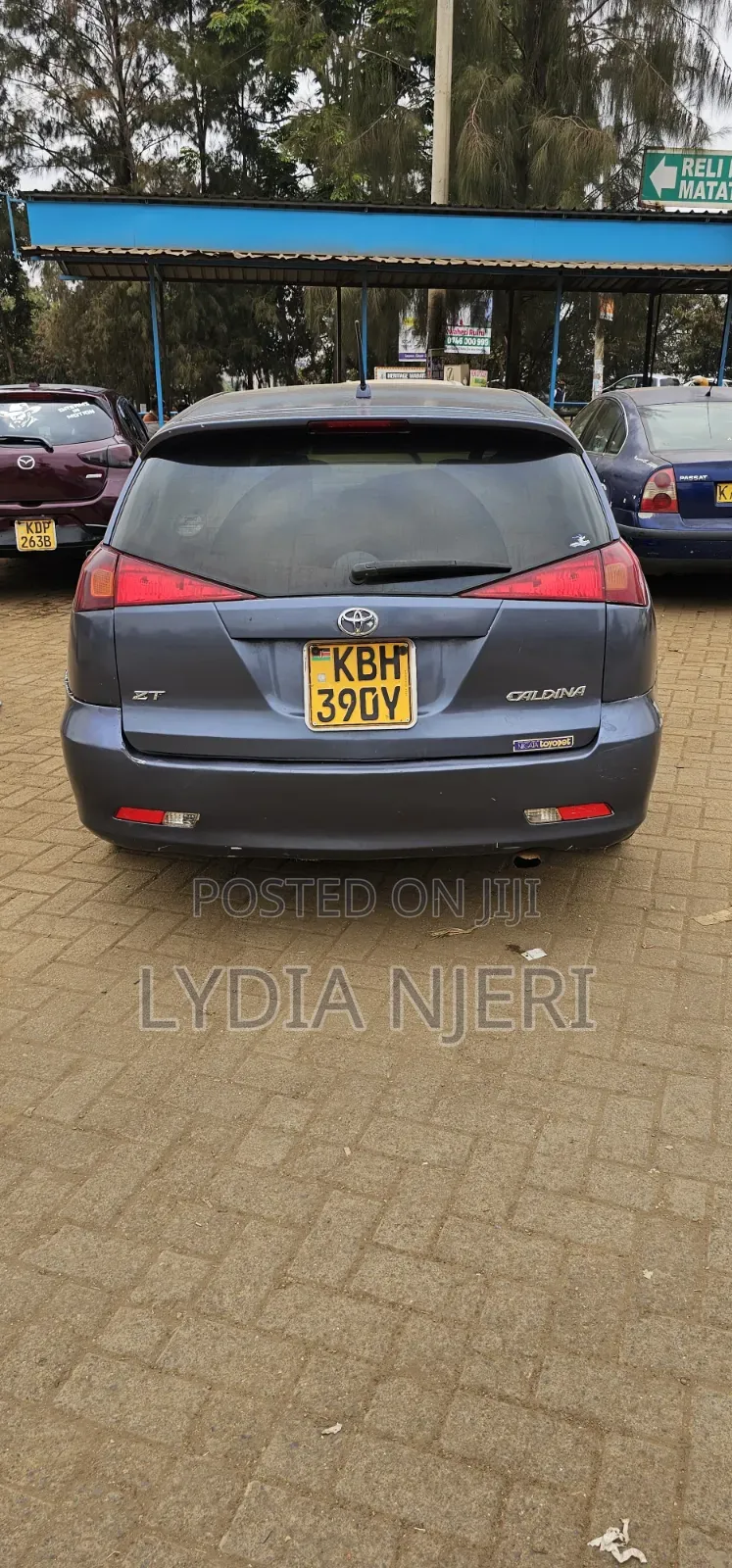 Toyota Caldina 2003 Blue