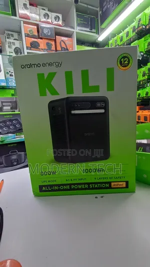 Oraimo Energy KILI 500W Portable Power Supply 1000Wh Battery Backup