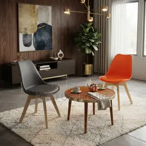 Dining Chairs; Eames Modern Cushioned Home Chairs
