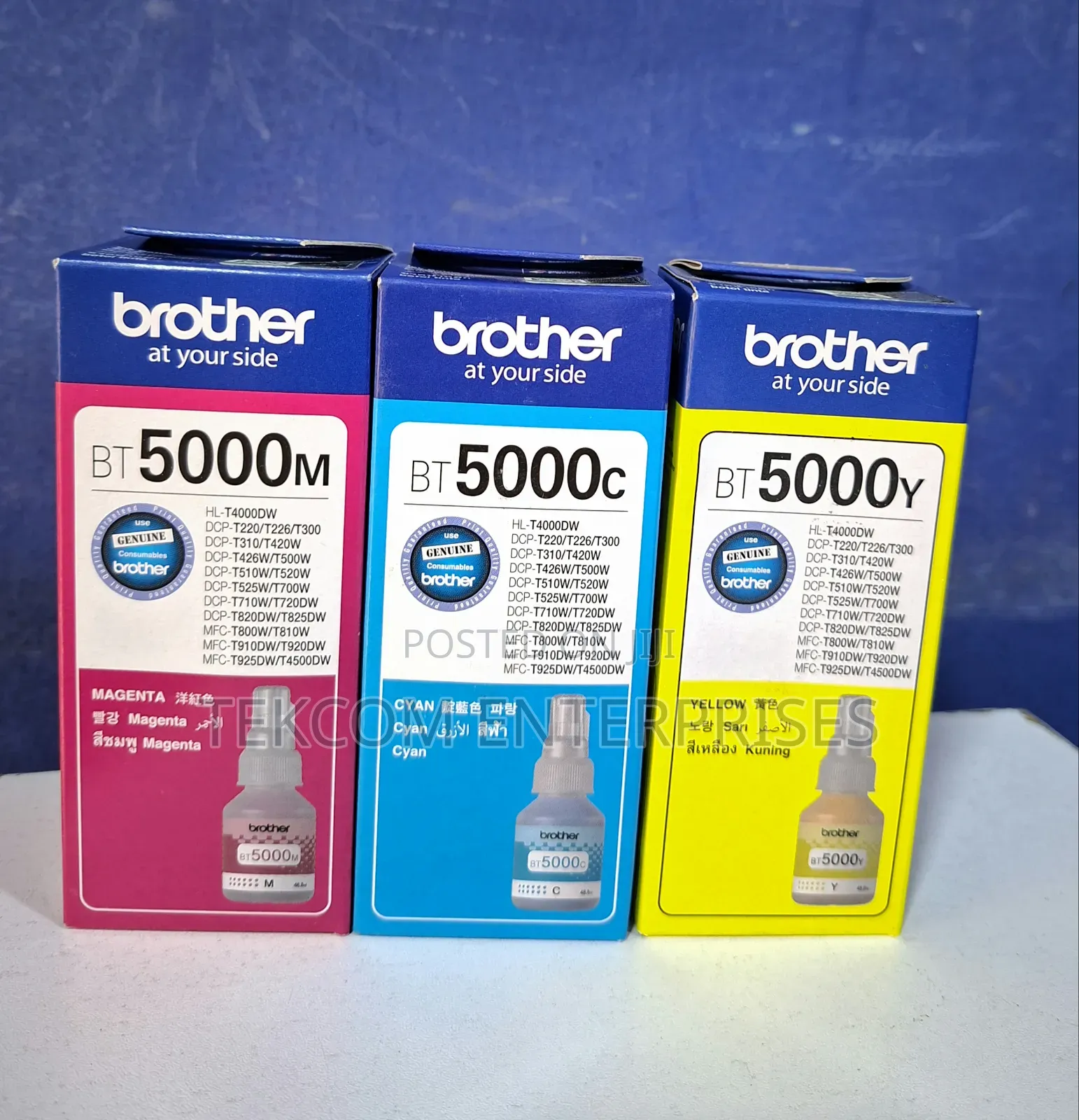 Brother BT5000 Color Inks (Cyan,yellow,magenta)