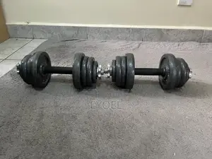 Cast Iron Adjustable Dumbbell Set