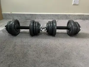Cast Iron Adjustable Dumbbell Set