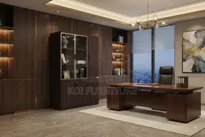 Office Cabinet; Three Doors Wooden Document Storage Office Cabinet