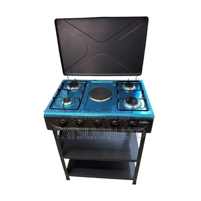 OLELON Standing 4 Gas + 1 Electric Cooktop
