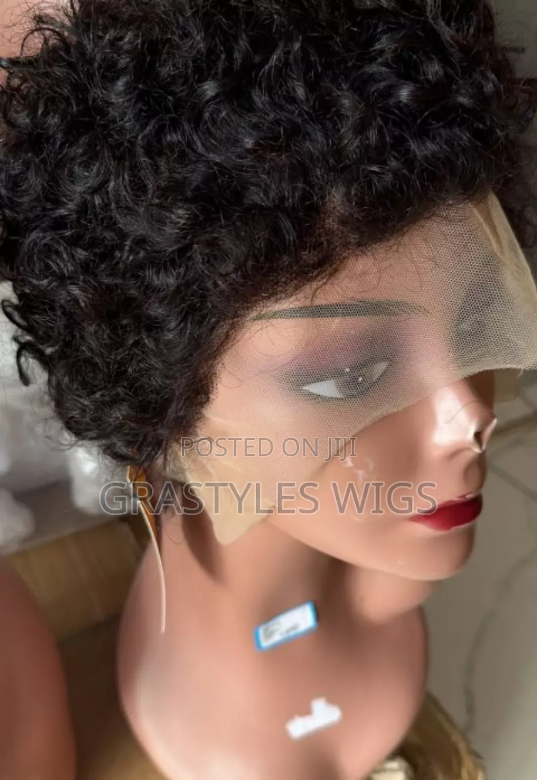 Human Hair Water Curl Wig