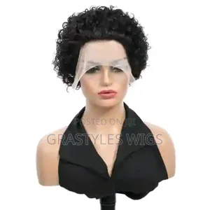 Human Hair Water Curl Wig