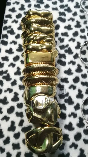 Chunky Gold Bangles
