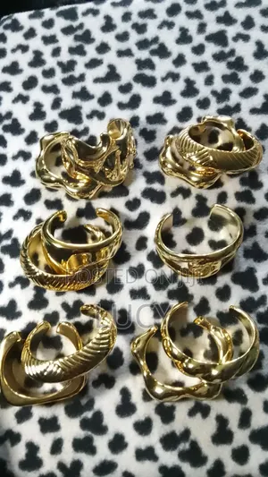 Chunky Gold Bangles