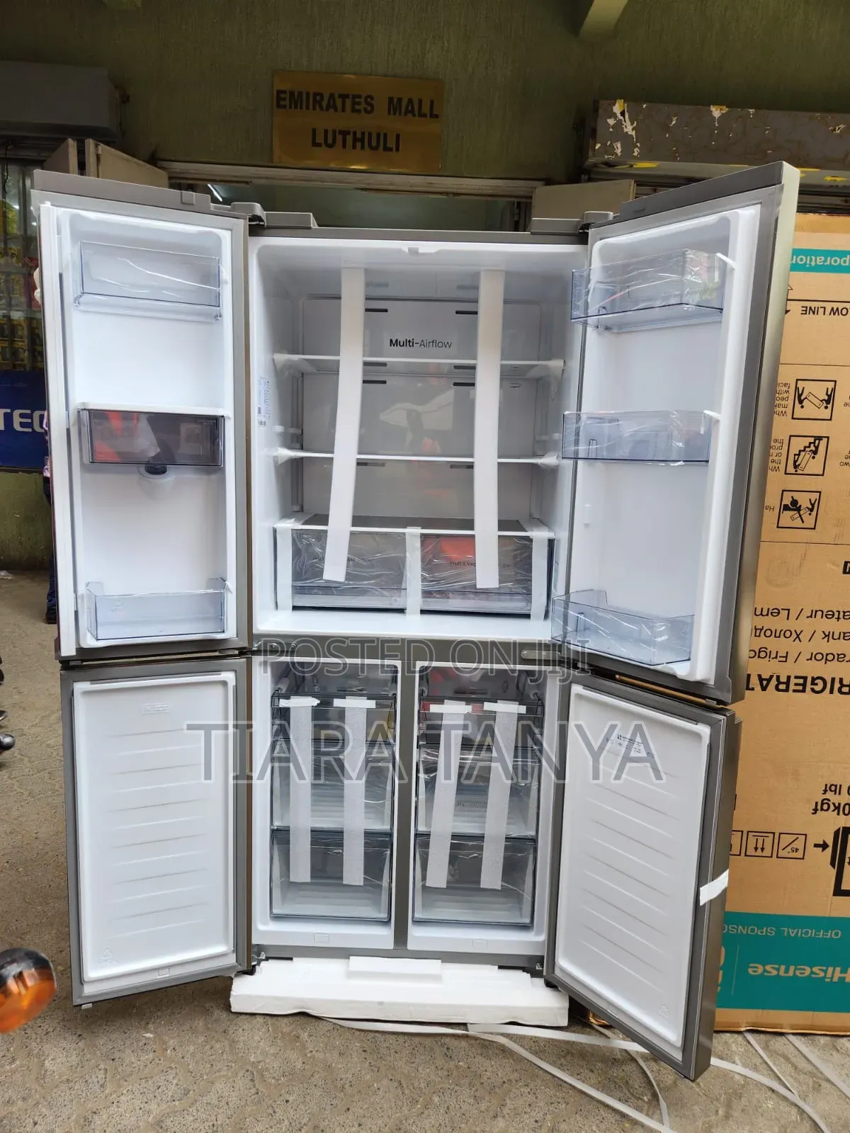 Hisense 470L REF470DR 4 Door With Water Dispenser