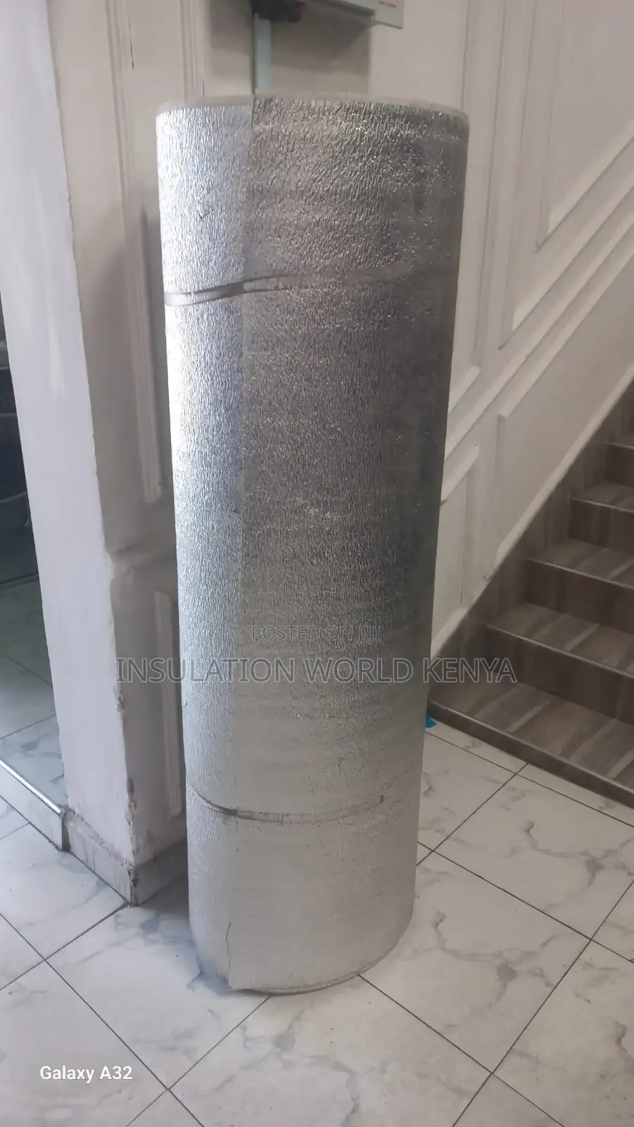 Double Laminated Polyethylene Roof Insulation Roll – 40m X 1.5m X 3mm