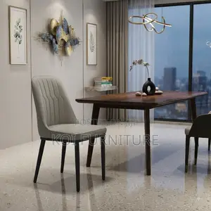 Dining Chairs; Leather Armless White Dining Chairs