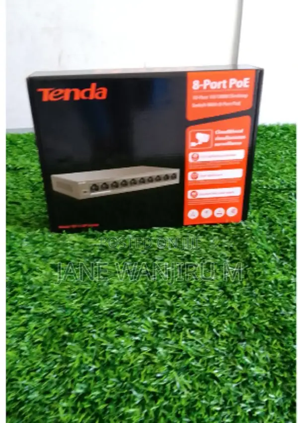 Tenda 8 Port CCTV PoE Network Switch