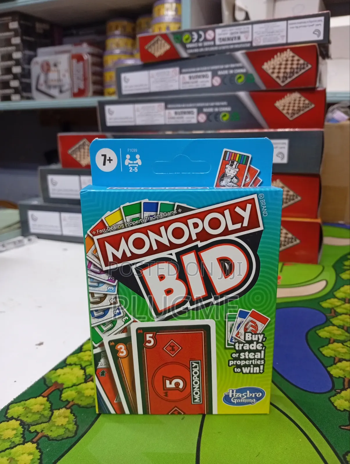 Monopoly Bid Card Game