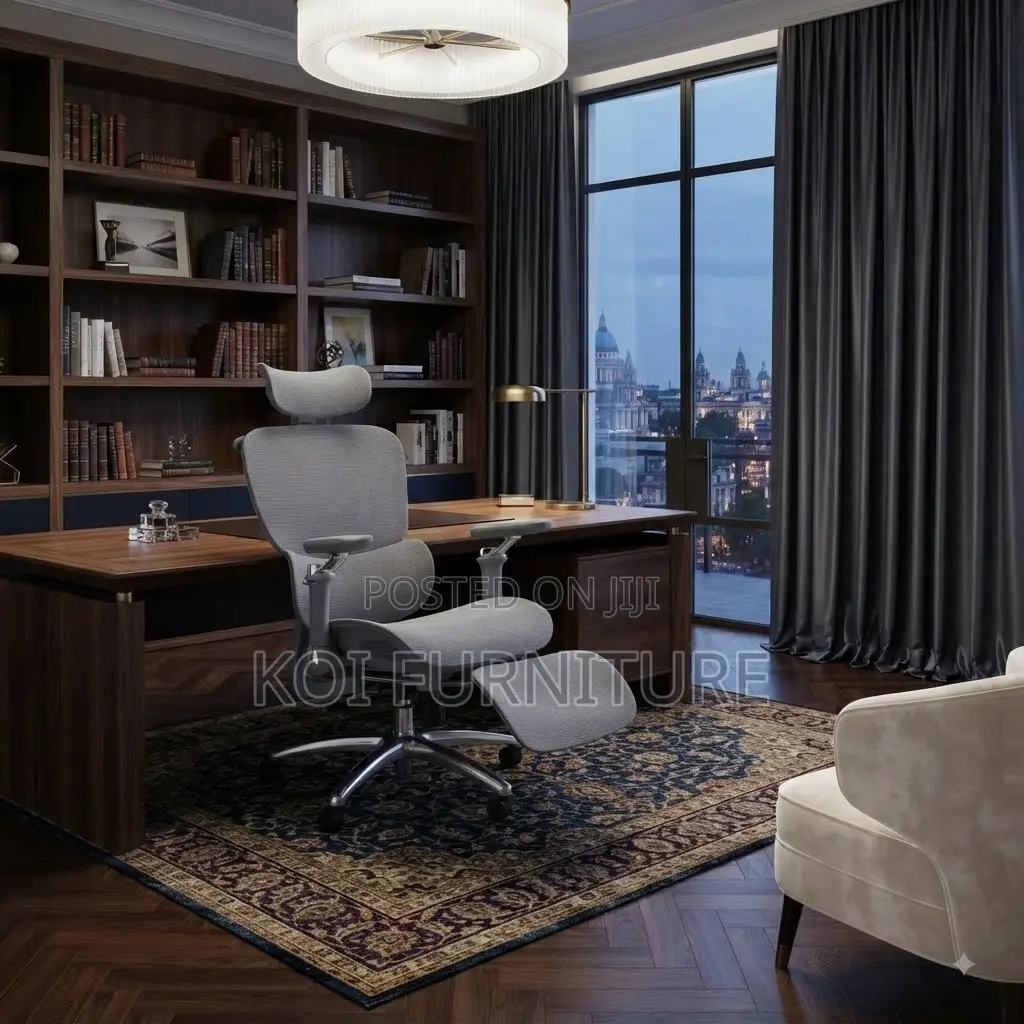 Office Chairs; White Ergonomic Orthopedic High Back Office Chairs