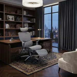 Office Chairs; White Ergonomic Orthopedic High Back Office Chairs