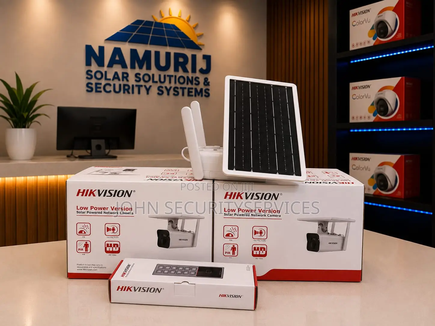 Hikvision 4MP Solar Powered Camera – Outdoor CCTV Security Camera