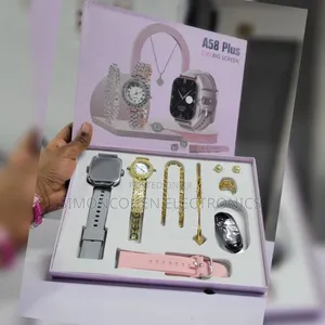 A58 Plus Smart Watch Plus Bracelet Combo Set