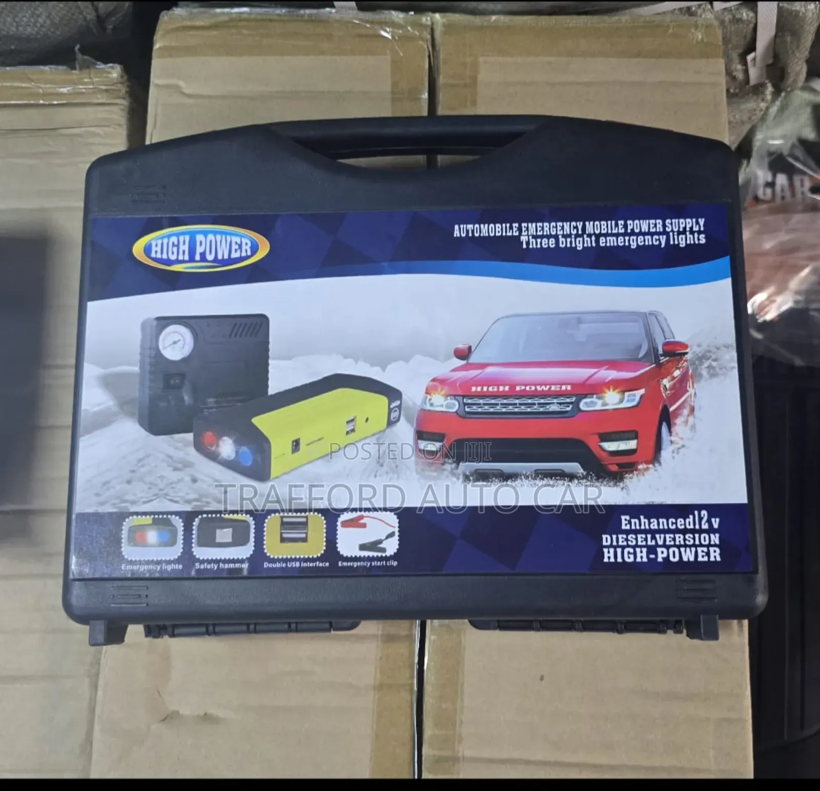 Car Jam Starters Kit With Compressor