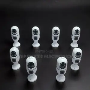 Manufacturer Direct Prices PTZ Rotating Dual Lens Wifi Bulb Cameras