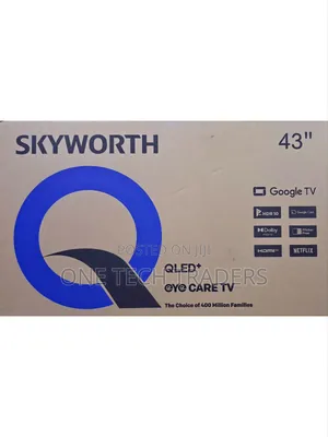 43" Inches Skyworth TV 2k Resolution, Framless
